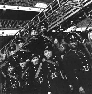 Members of the Auxiliary Fire Service (AFS) in London