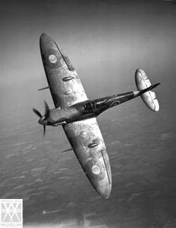 A Spitfire of No.92 Squadron